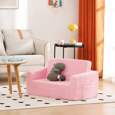 Canapé pour enfants, très grand canapé convertible 2 en 1 pour enfants