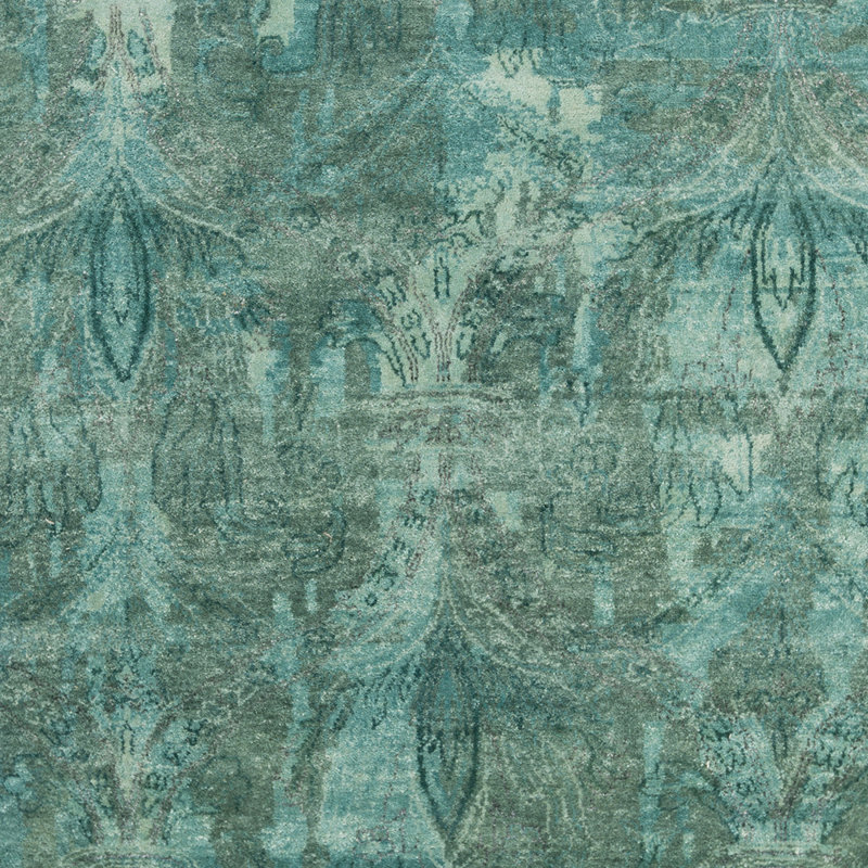 Kelton Wool Floral Indoor Rug, Rectangle 2' x 3'