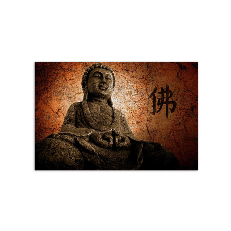Buddha 2 by Art Studio 53×80 cm MetalArt Materic Aluminum Satin Effect, Frameless Panel, Lightweight Ready to Hang