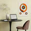 " Split Geometric Circles Abstract Bold Colourful Wall Art Print " Print-51627330