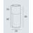 Nathanial 330mm Single Bathroom Vanity with Integrated Basin