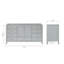 Base de meuble-lavabo simple 66 po Panchuri ARIEL Cambridge seulement-494072544