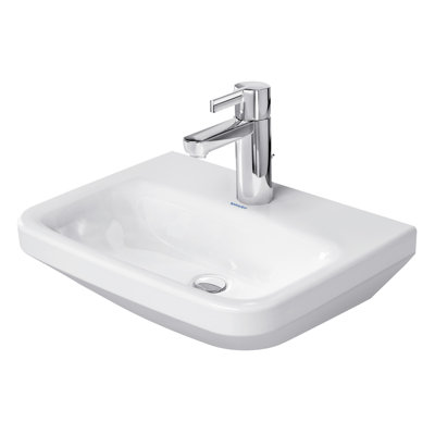 Lavabo de salle de bain mural en céramique 17,75 po Duravit DuraStyle