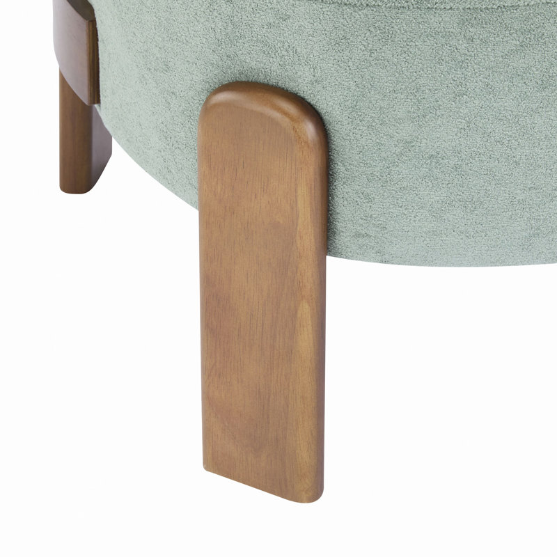 Fauteuil à oreilles Cozy, Polyester vert