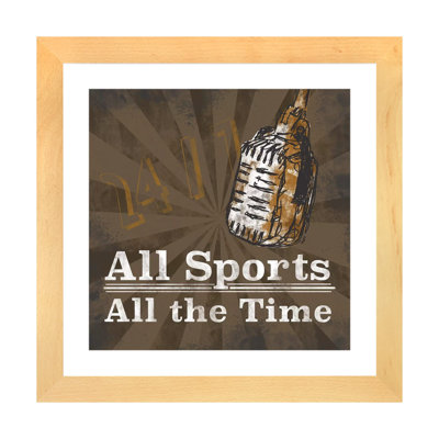 «Sports Talk II» par Tara Reed - reproduction d'art textuel