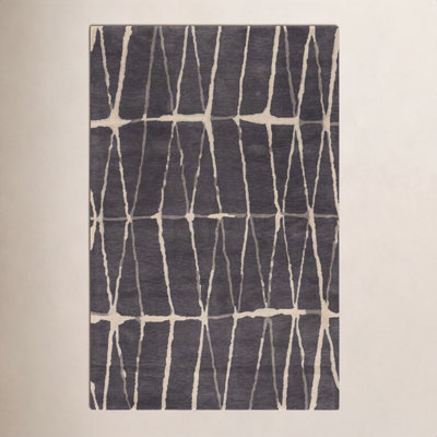 Pete Hand-Tufted Geometric Wool Rug