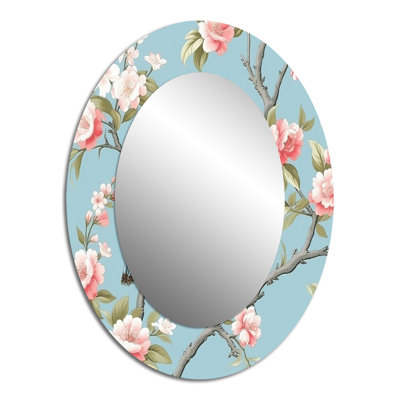 Leny - Floral Metal Mirror