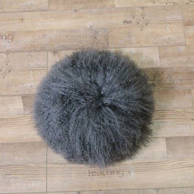 Mongolian Round Pillow Cover & Insert