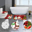 4 Pcs shower curtain sets-1668382809