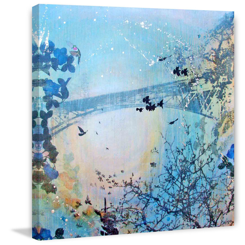 Annulus Wrapped Canvas Painting, 46 cm H x 46 cm W