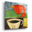 «Coffee and Red Bird» par Tim Nyberg, art mural en verre acrylique-1970491102