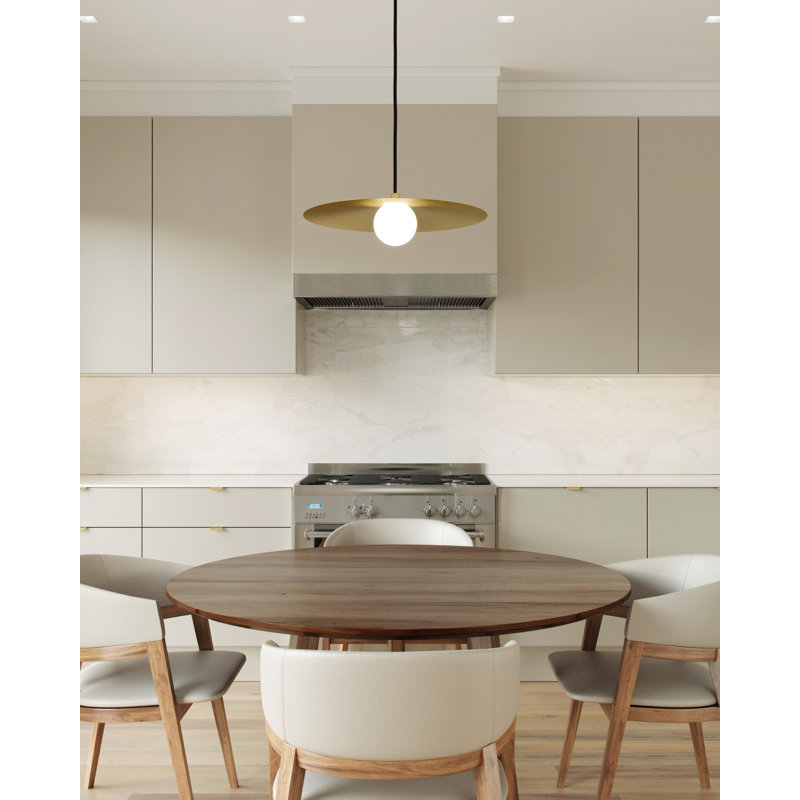 Pirlo 1 - Light Pendant, Aged Brass, No