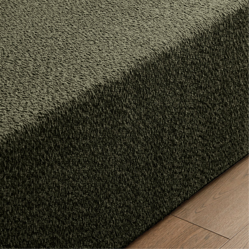 Canapé modulaire moderne avec siège profond 127,5 po. Pas d'assemblage. Forme géométrique pour plusieurs configurations. Zone haute mousse. Respirant. 3, siège scintillant brillant, minimaliste. Modulaire personnalisable