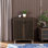 Armoire de rangement autoportante en chêne fumé à 2 portes avec tablettes réglables Clackamas