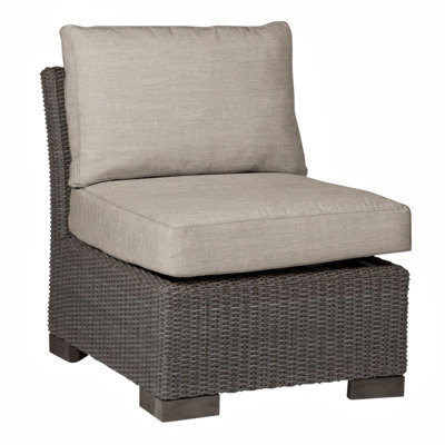 Fauteuil de chambre club tissé - noyer noir