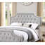 Lit double confortable et élégant avec tête et pied de lit rembourrés pour une expérience de chambre à coucher relaxante-142052002-142052003