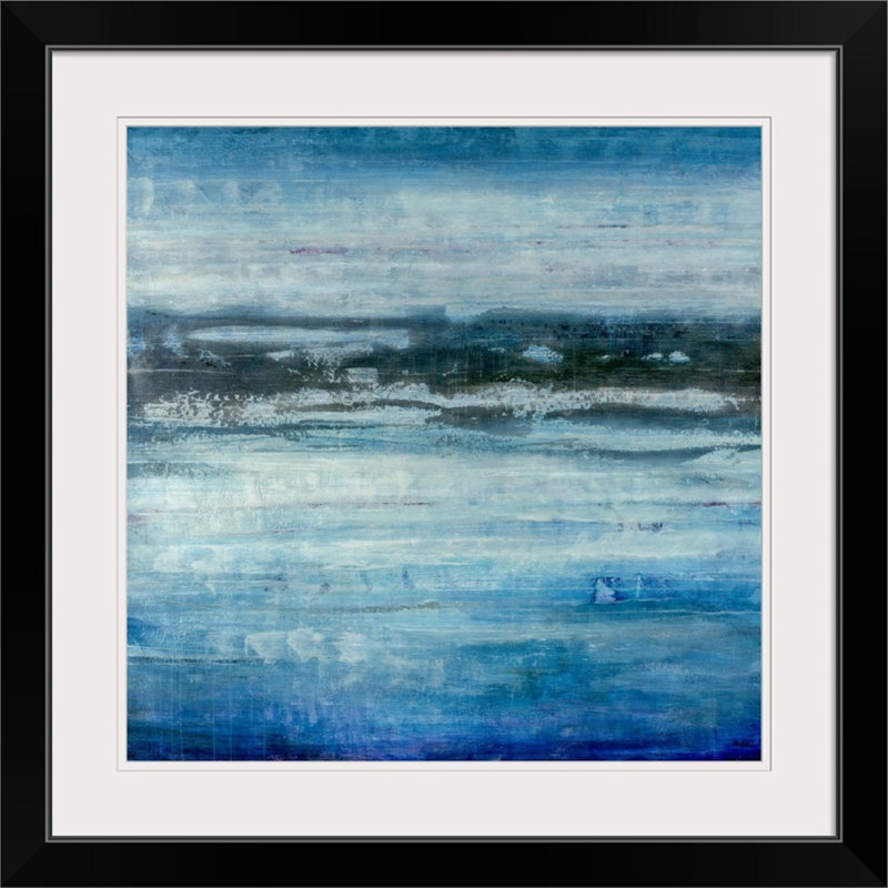Aquatic Life by Joshua Schicker - Print, 24" H x 24" W x 1" D, Black Framed