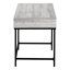 Bureau d'ordinateur, bureau personnel, ordinateur portable, tiroirs de rangement, L 48 po, travail, stratifié gris, contemporain, moderne