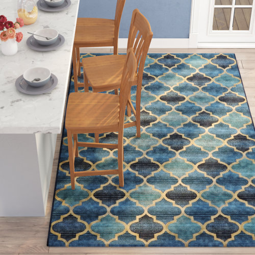 4' x 6' Blue Outdoor Rugs You'll Love | Wayfair