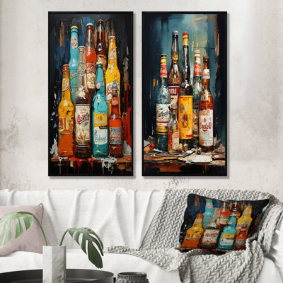 Ensemble de 2 bouteilles décoratives Urban Pint