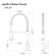Apollo Pull Down Single Handle Kitchen Faucet with Side Spray and Accessories