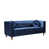Velours bleu sélectionné