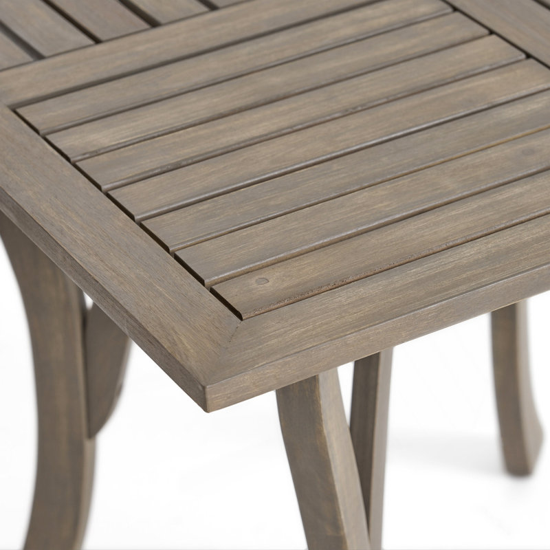 Square Patio Table With Steel Legs