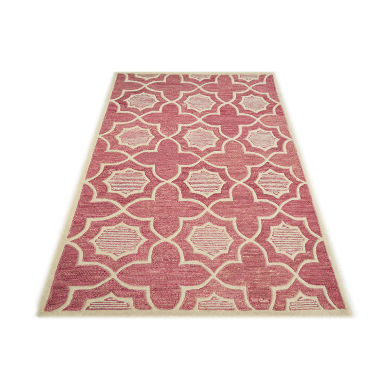 Lifestyle Geometric Wool Area Rug, Rectangle 153 x 244cm