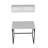 Amelea Metal Base Writing Desk-57433176