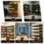 Support de rangement robuste en métal à 5 niveaux pour le garage - Étagère utilitaire réglable - Capacité de 2000 lb - Tablettes en bois aggloméré - Organisateur d'outils pour garde-manger, sous-sol, cuisine, buanderie