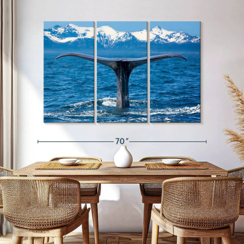 Brampt Monterey Bay Whale, 42" H x 65" W