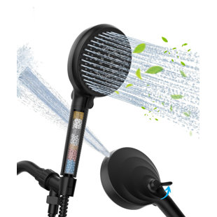 Filtered Shower Head With Handheld, 10 Spray Mode High Pressure Shower Head With Filters