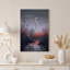 «White Egret debout dans des roseaux au coucher du soleil», art mural-1054439452