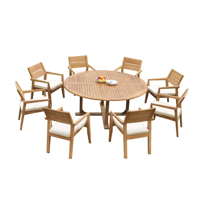 Vellore Outdoor - Piece Teak Dining Set, 8