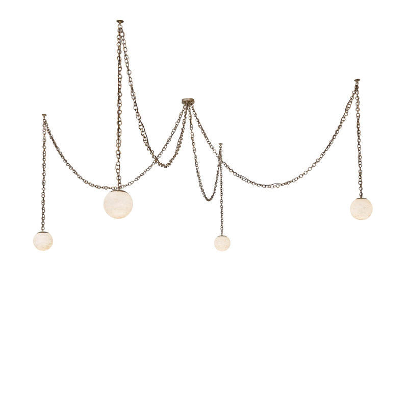 144" Wide Castiliolite Bola 4 Light Chandelier