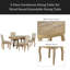 Ensemble de table de salle à manger 5 pièces Farmhouse-880609457