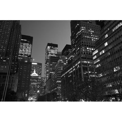 Midtown Nyc Dusk - Wrapped Canvas Print