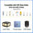 Outdoor Post Light 10X10 in, Column Light,Wired Lantern Column Lamp 110-240V(12-36V Replace Bulb)
