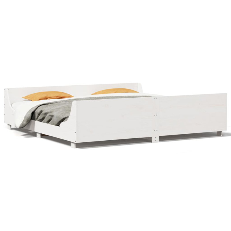 Whitten Bed, Super King (6'), White