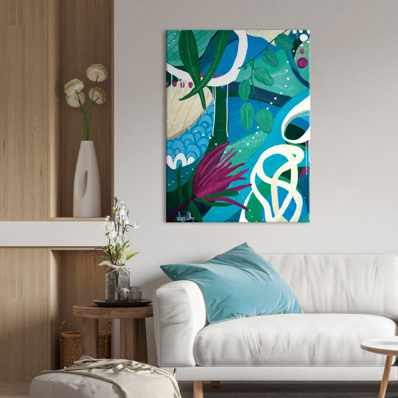 Waters Edge by Lizzie Alsop - Print, Wrapped Canvas, 102" H x 76" W x 1.5" D