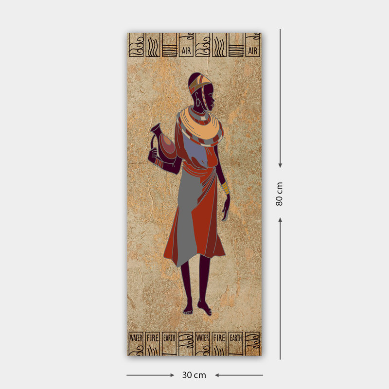 Stunning Decorative Canvas Painting, 11.8 x 31.5 inches | 100% Canvas Artwork, Framed with 100% Wooden Frame (Thickness: 1.6 inches) | Perfect for Home Decor, Living Room & Office, Elegant & Eye-Catching Design