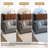 4 - Piece Upholstered Light Gray Corduroy Modular Sectional with Pillow Back and Solid Wood Legs-1522560883