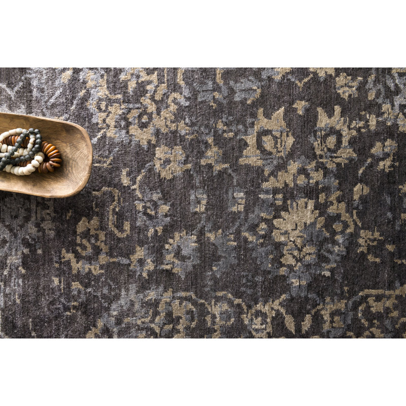 Viscose Oriental Indoor Rug, Rectangle 7'9" x 9'9"