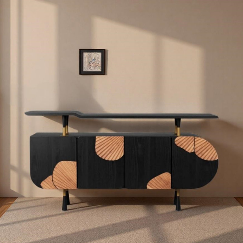 Buffet haut de gamme moderne, Noir