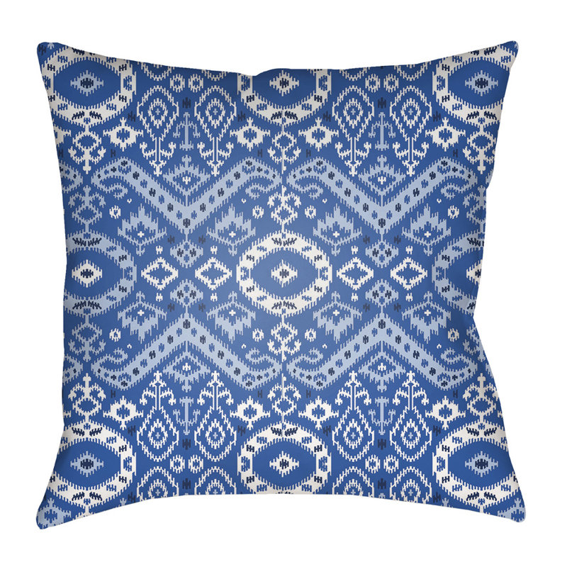 Indoor/Outdoor Throw Pillow, 18" H x 18" W x 4" D