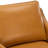 33.4" W Genuine Leather Upholstered Accent Armchair-2126048649
