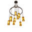48" Wide Cartier 9 Light Cascading Chandelier
