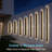 59" Modern Black LED Dimmable Waterproof  Linear Outdoor Wall Sconce for Exterior Porch or Garden-637328807