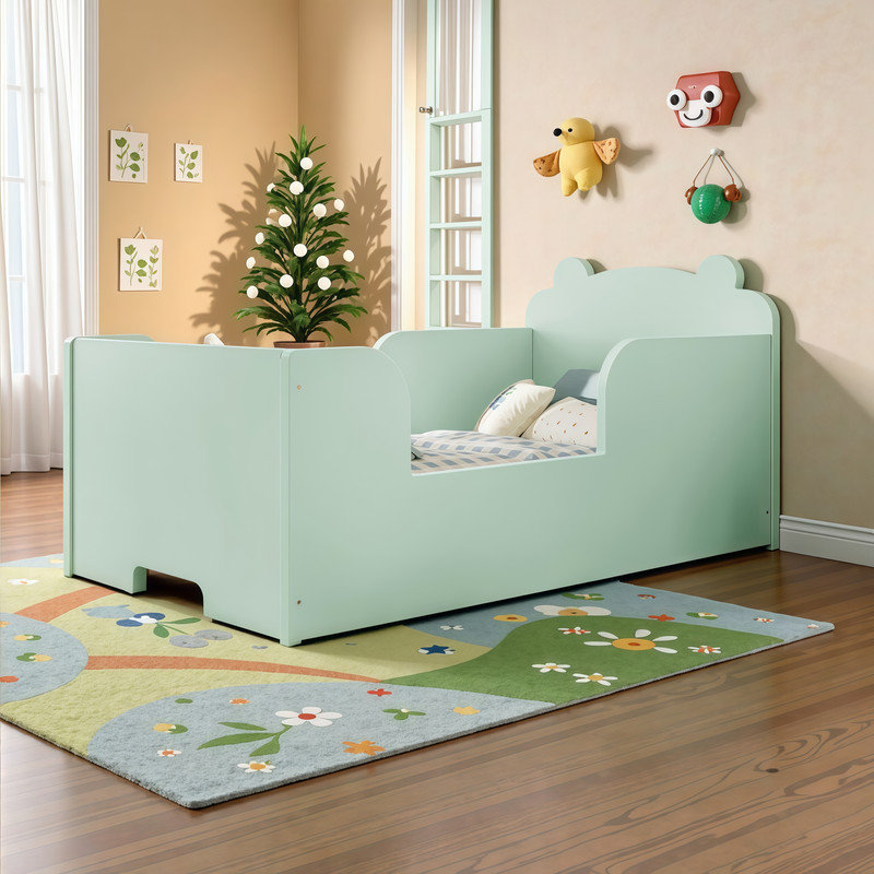 Lit de bébé en forme d'ours, Vert