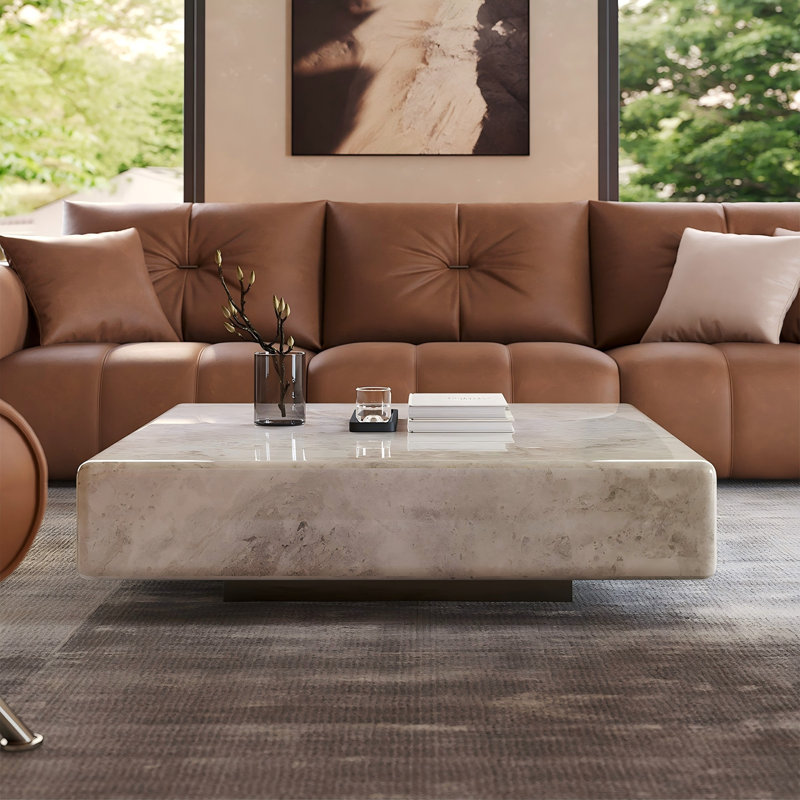 Table basse 39,37 "Modern, 11,81 po H x 39,37 po L x 39,37 po l